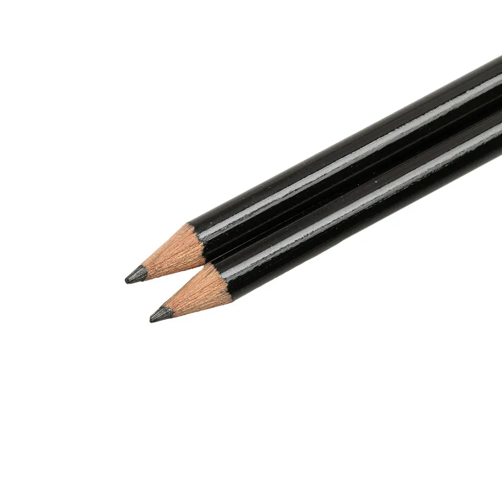 Prada Wood Logo Graphite Pencil Set Black Very good - Back View