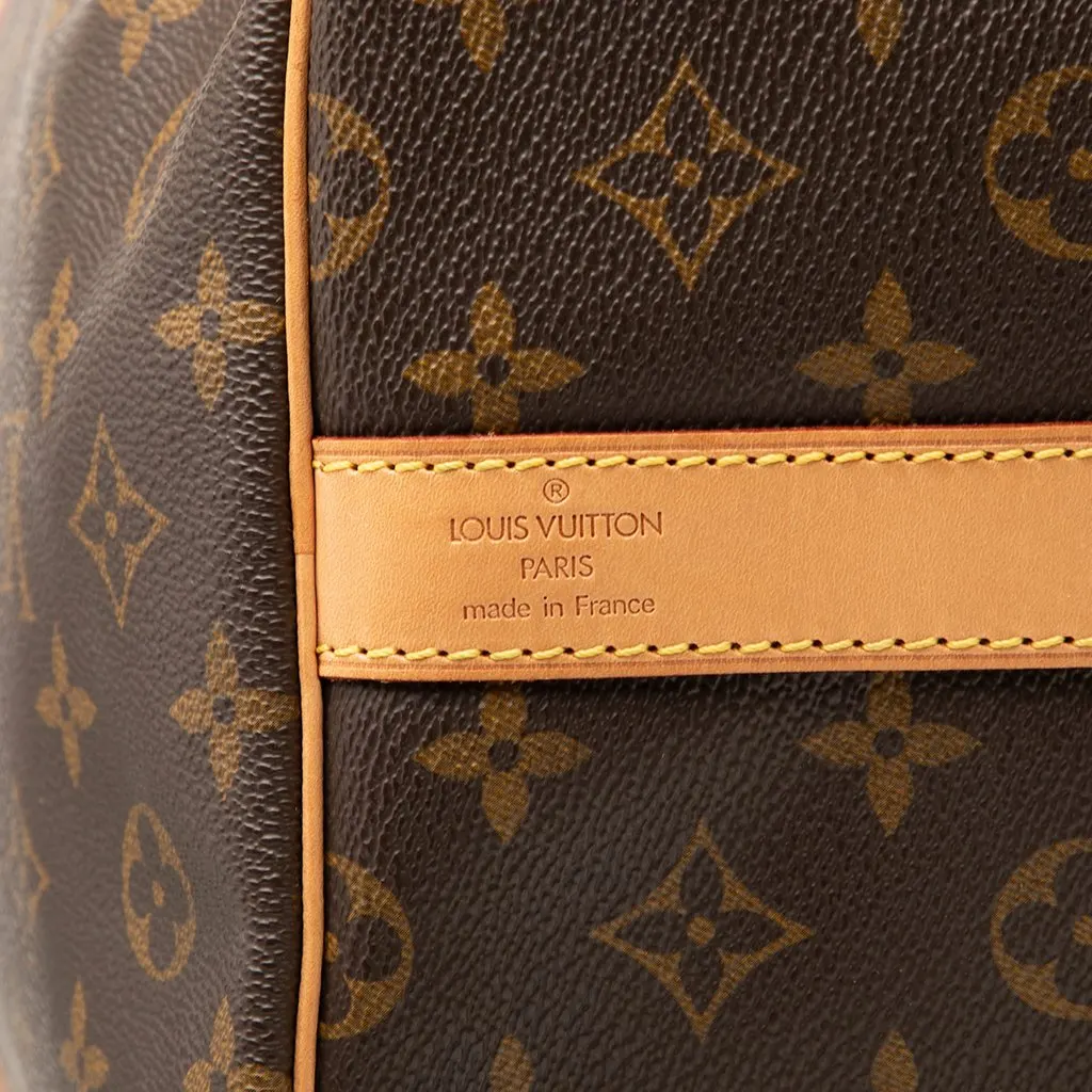 Louis Vuitton Monogram Keepall Bandouliere 60 Brown Canvas Good - Box View