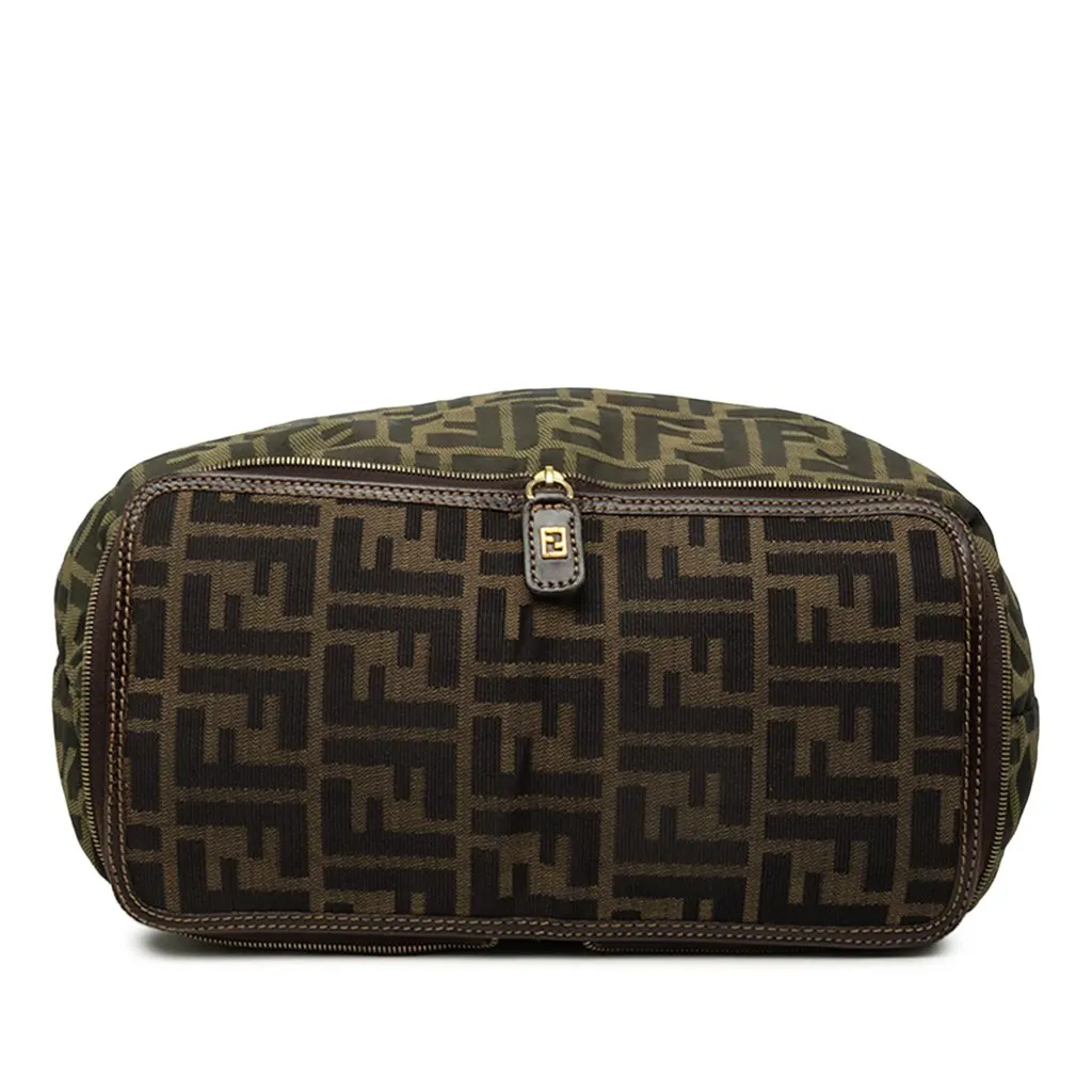 Fendi Zucca Canvas and Nylon Foldable Tote Brown Canvas Very good - Inside View