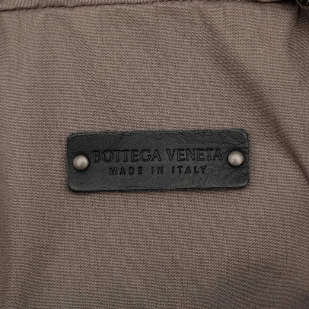 Bottega Veneta Canvas and Nappa Intrecciato Sling Bag Black Canvas Very good - Box View