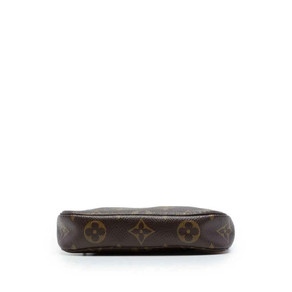 Louis Vuitton Monogram Mini Pochette Accessoires Brown Canvas Very good - Inside View