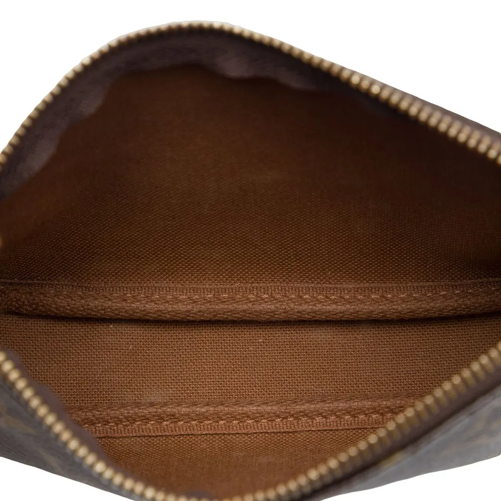 Louis Vuitton Monogram Mini Pochette Accessoires Brown Canvas Very good - Model View