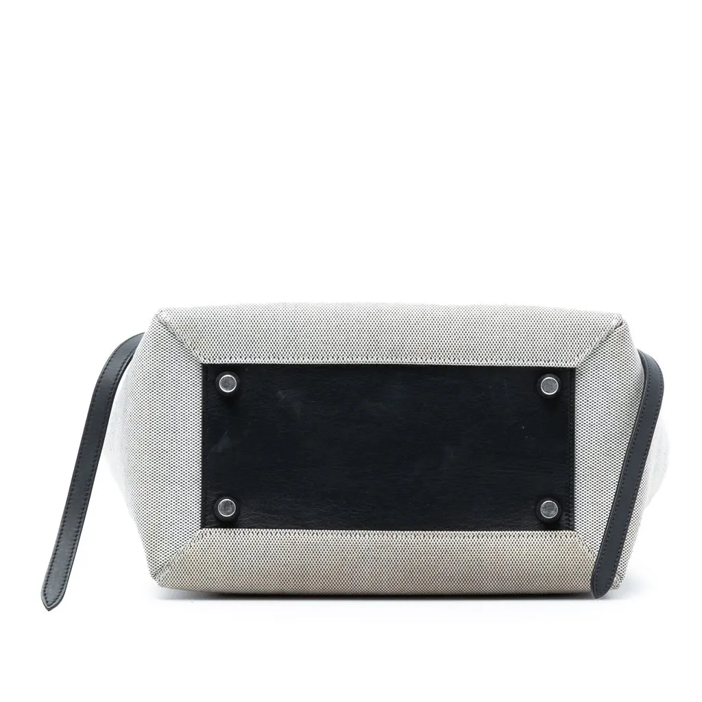 Celine Mini Canvas and Leather Belt Bag Brown Very good - Inside View