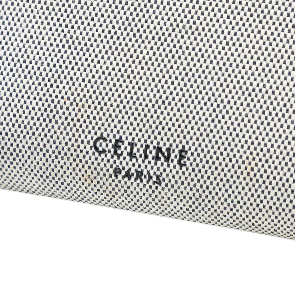 Celine Mini Canvas and Leather Belt Bag Brown Very good - Box View