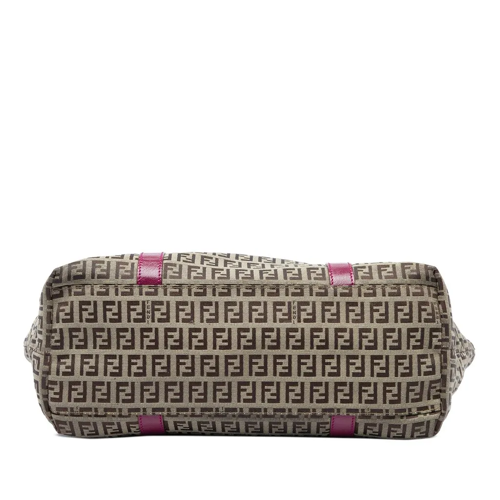 Fendi Zucchino Canvas Superstar Tote Beige Canvas Very good - Inside View