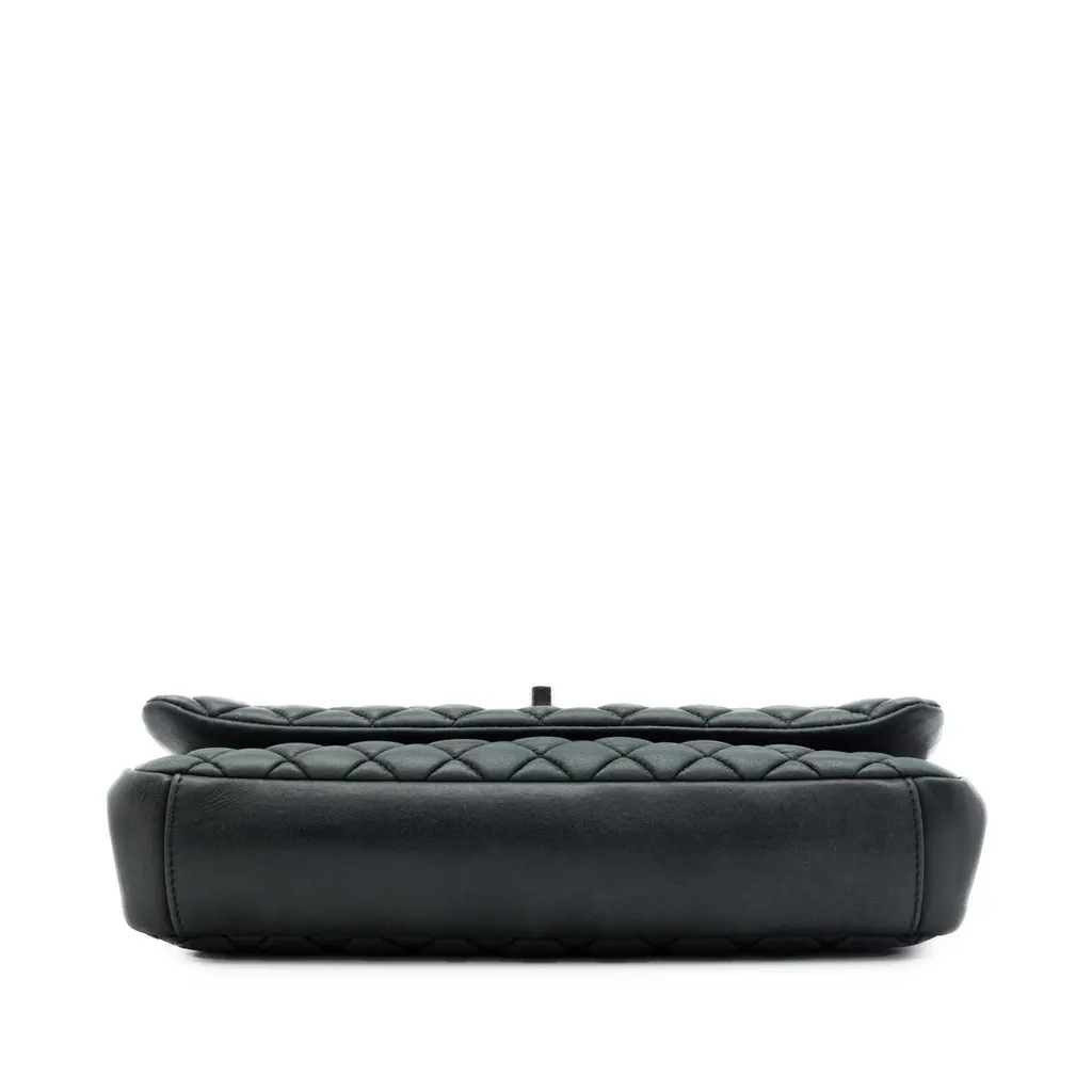 Chanel Large Quilted Iridescent Calfskin New Bubble Flap MultiColor Leather Very good - Inside View