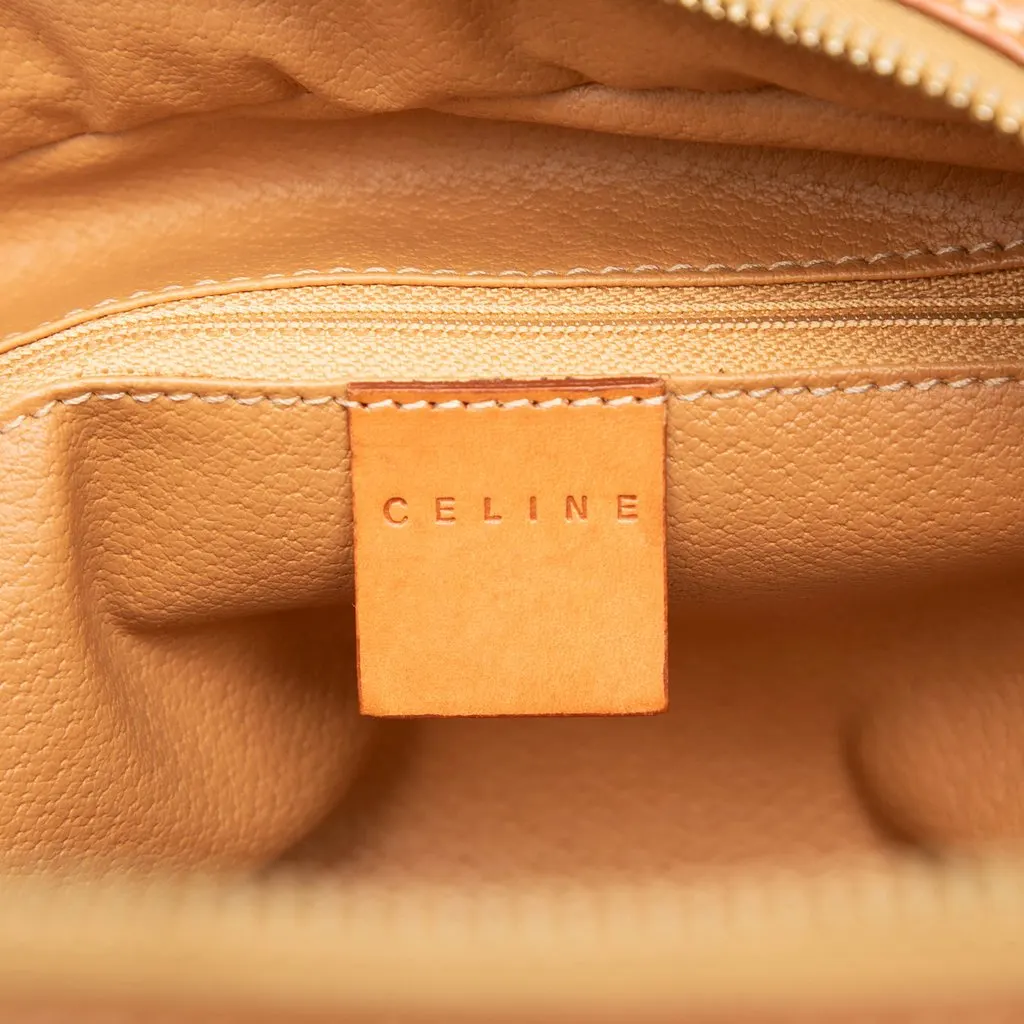 Celine Macadam Coated Canvas Handbag Brown Very good - Box View