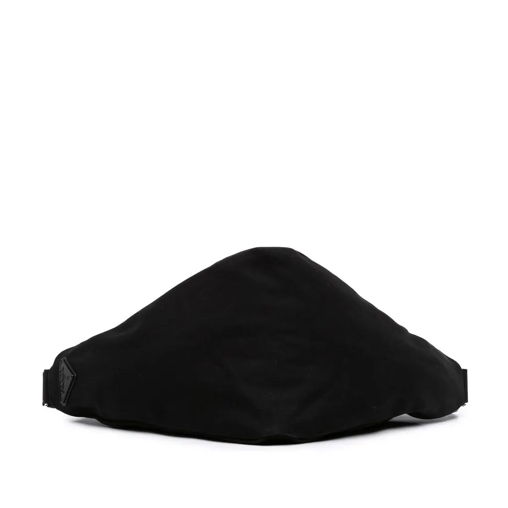 Prada Canvas Canapa Triangle Logo Shoulder Bag Black Very good - Inside View