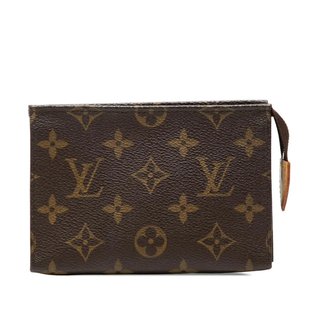Louis Vuitton Monogram Toiletry Pouch 15 Brown Very good - Front View