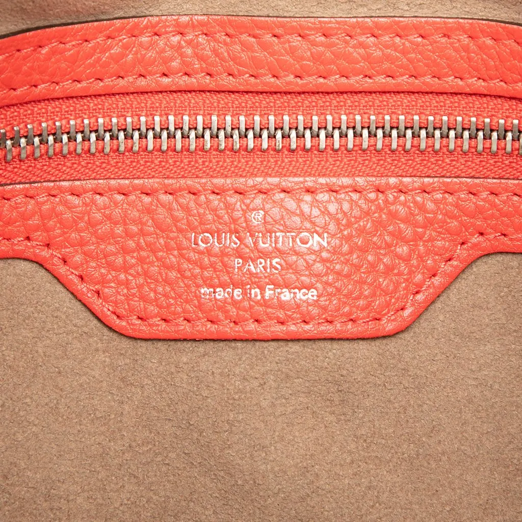 Louis Vuitton Monogram Mahina Selene MM Red Leather Very good - Box View