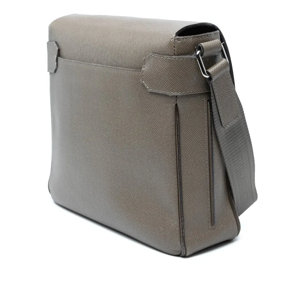 Louis Vuitton Taiga Roman PM Brown Leather Very good - Back View
