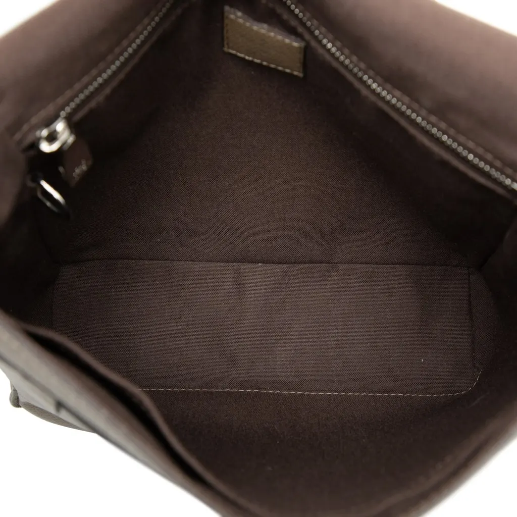 Louis Vuitton Taiga Roman PM Brown Leather Very good - Model View