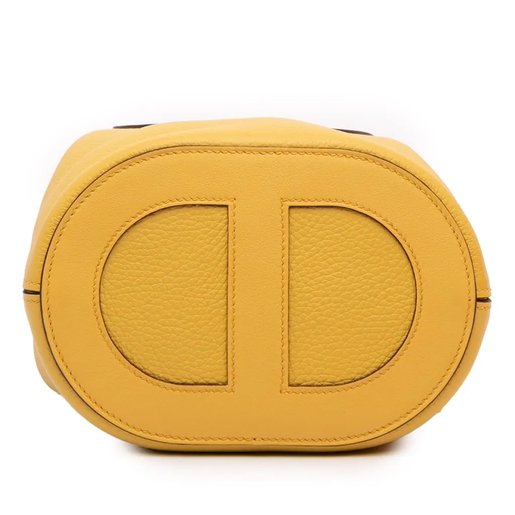 Hermès Clemence and Swift In The Loop 18 Yellow Leather Good - Inside View