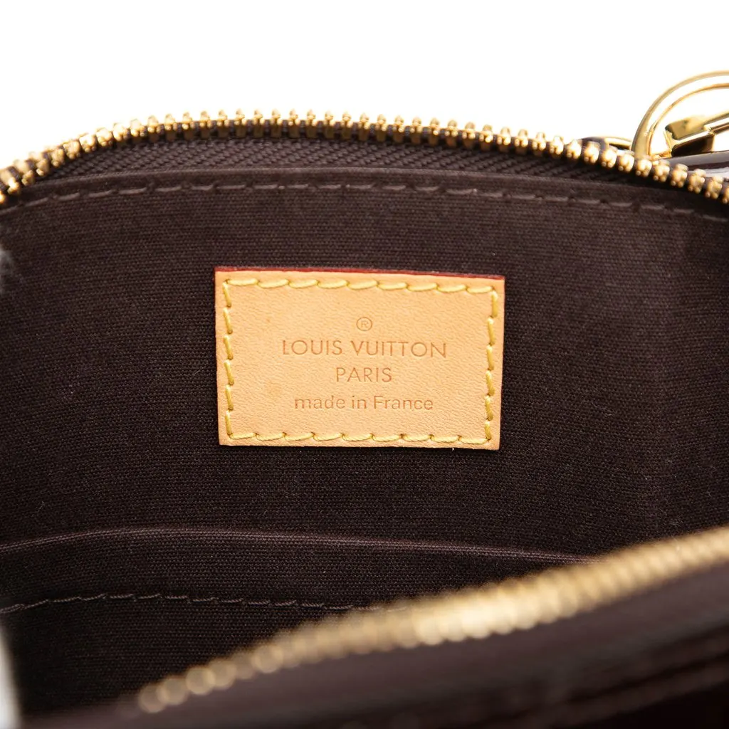 Louis Vuitton Monogram Vernis Alma BB Purple Leather Very good - Box View