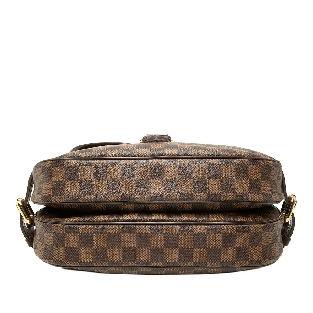 Louis Vuitton Damier Ebene Highbury Brown Canvas Very good - Inside View