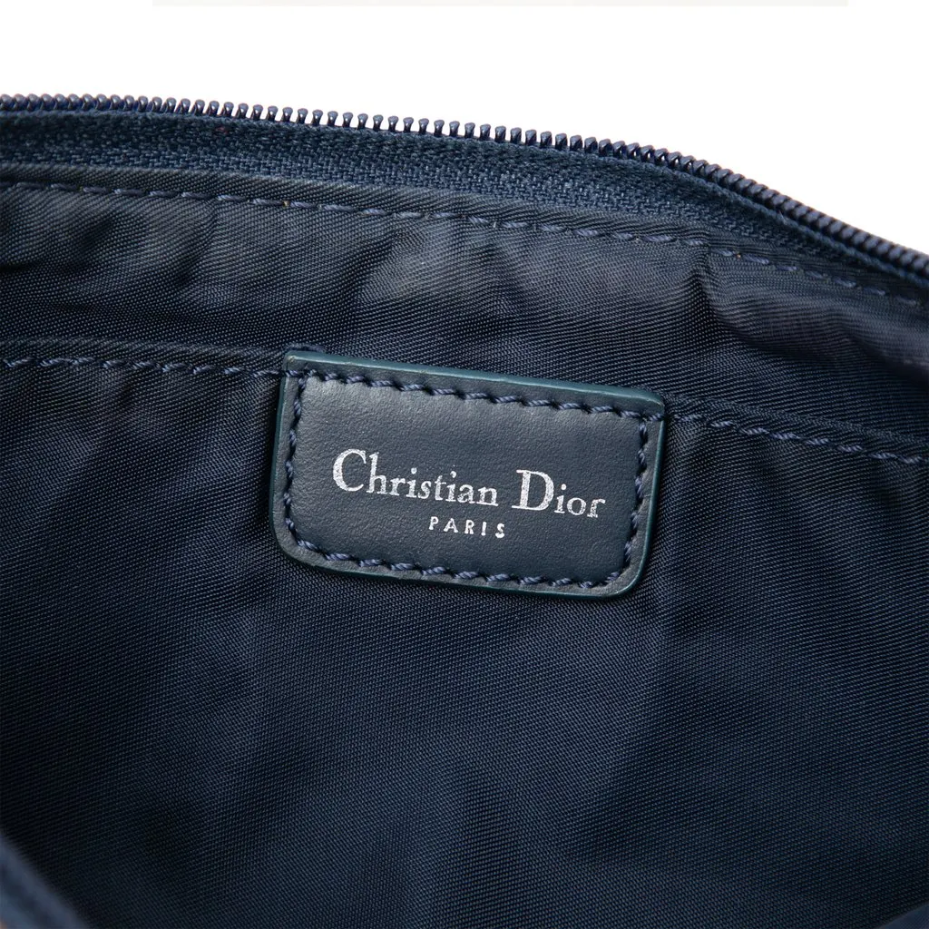 Dior Diorissimo Trotter Canvas Shoulder Bag Blue Canvas Very good - Box View