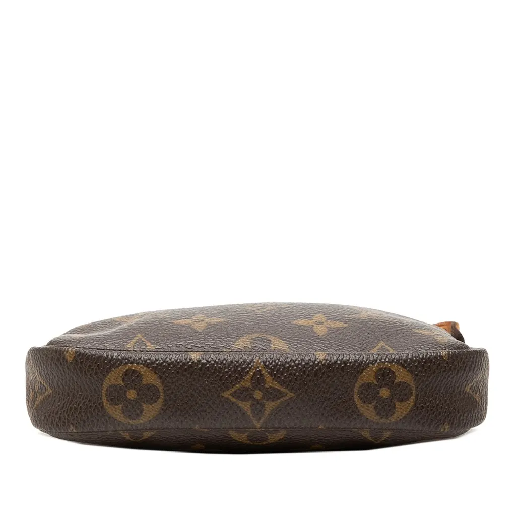 Louis Vuitton Monogram Mini Pochette Accessoires Brown Canvas Very good - Inside View