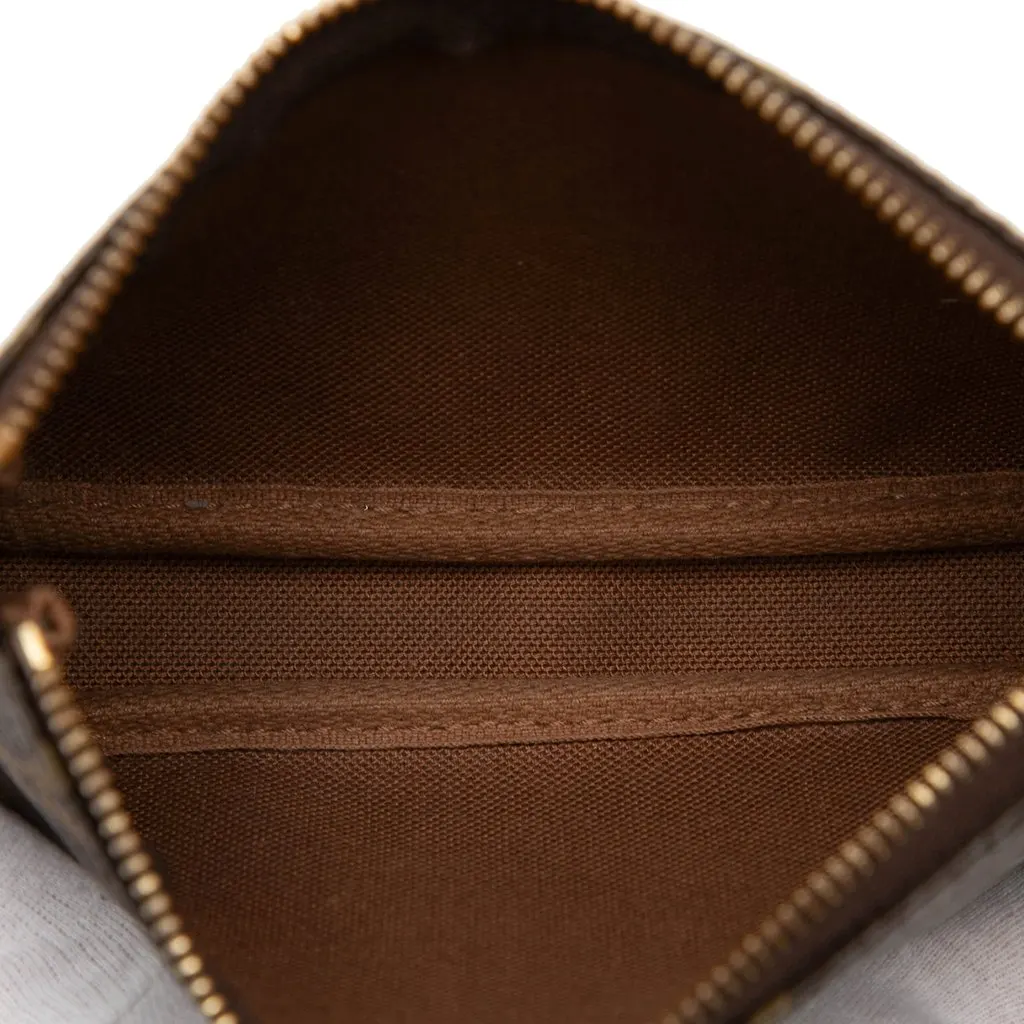 Louis Vuitton Monogram Mini Pochette Accessoires Brown Canvas Very good - Model View