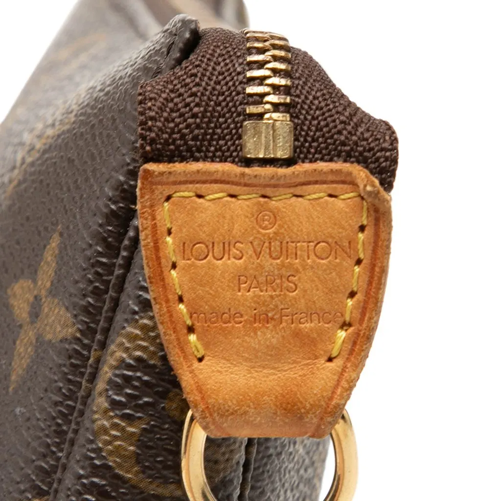 Louis Vuitton Monogram Mini Pochette Accessoires Brown Canvas Very good - Box View