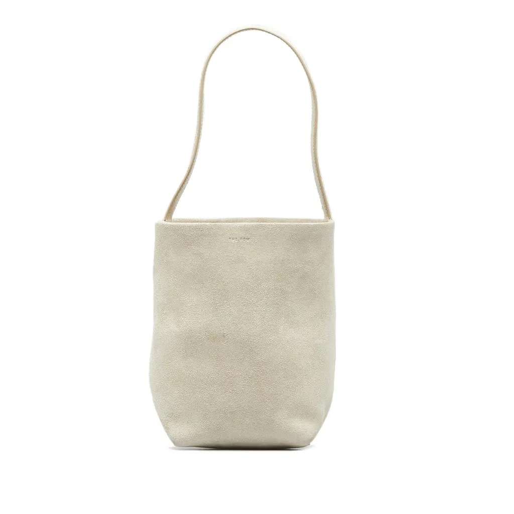 The Row Small N/S Park Suede Tote