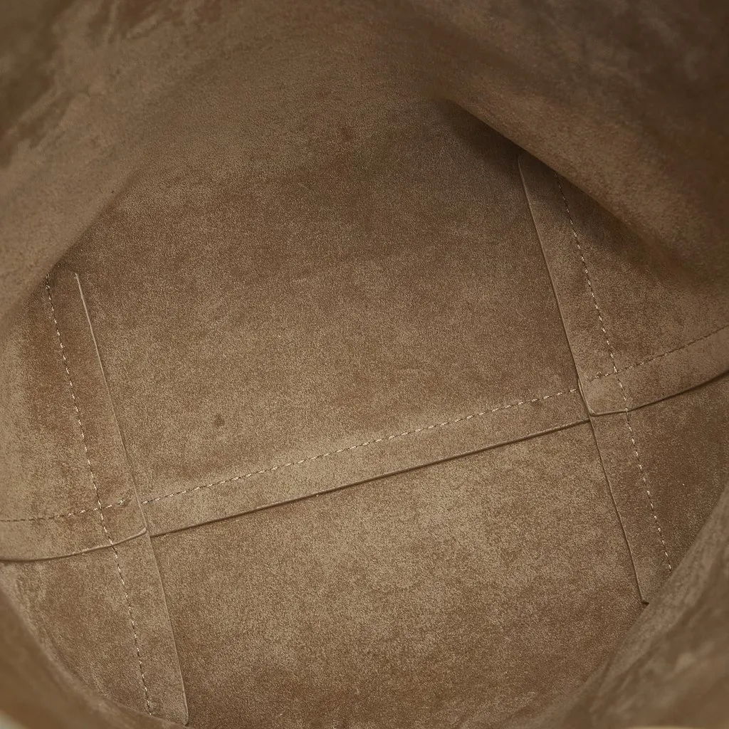 The Row Small N/S Park Suede Tote Beige Leather Good - Box View