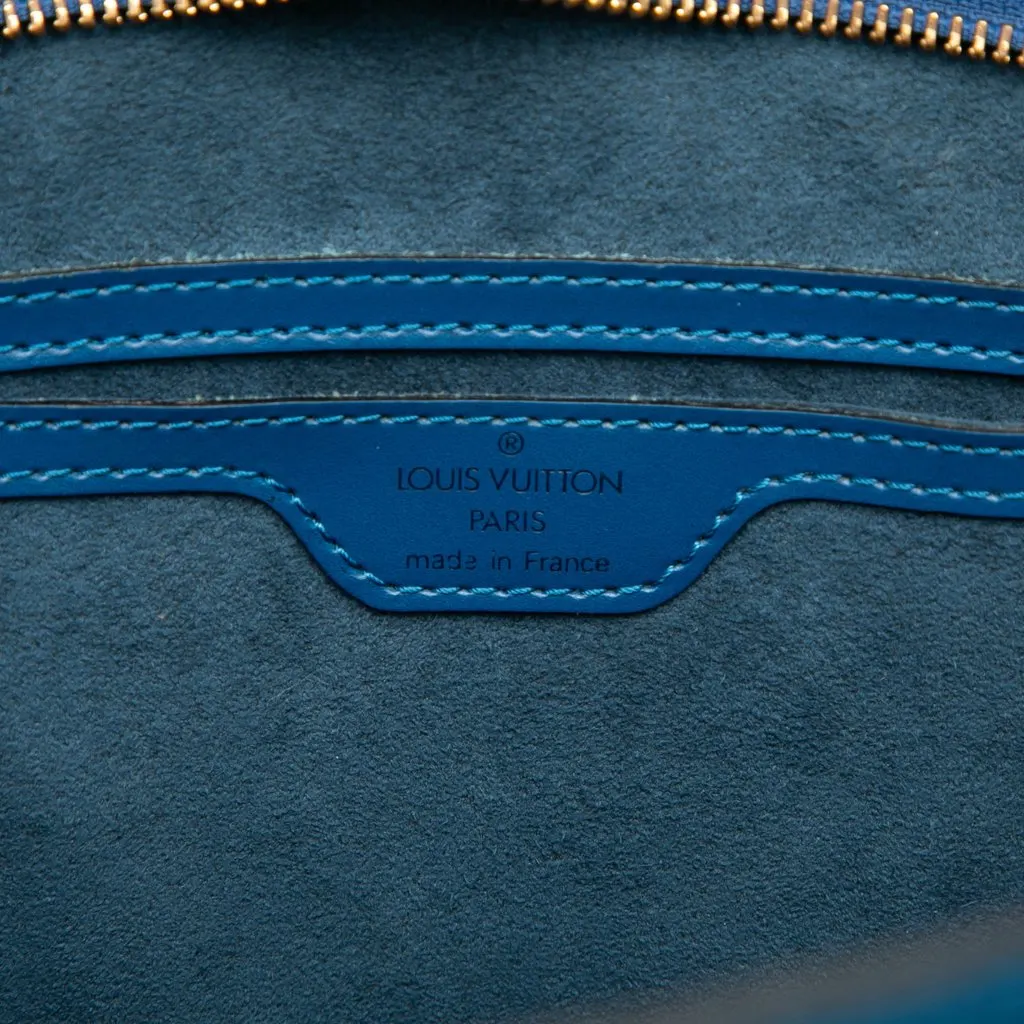 Louis Vuitton Epi Saint Jacques PM Short Strap Blue Leather Very good - Box View