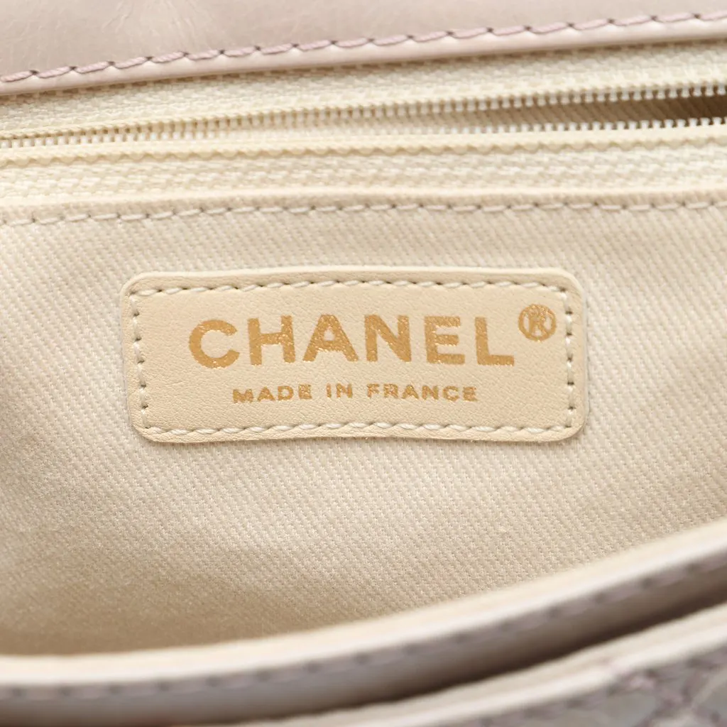 Chanel Medium Quilted Aged Calfskin Bubble CC Flap MultiColor Leather Very good - Box View