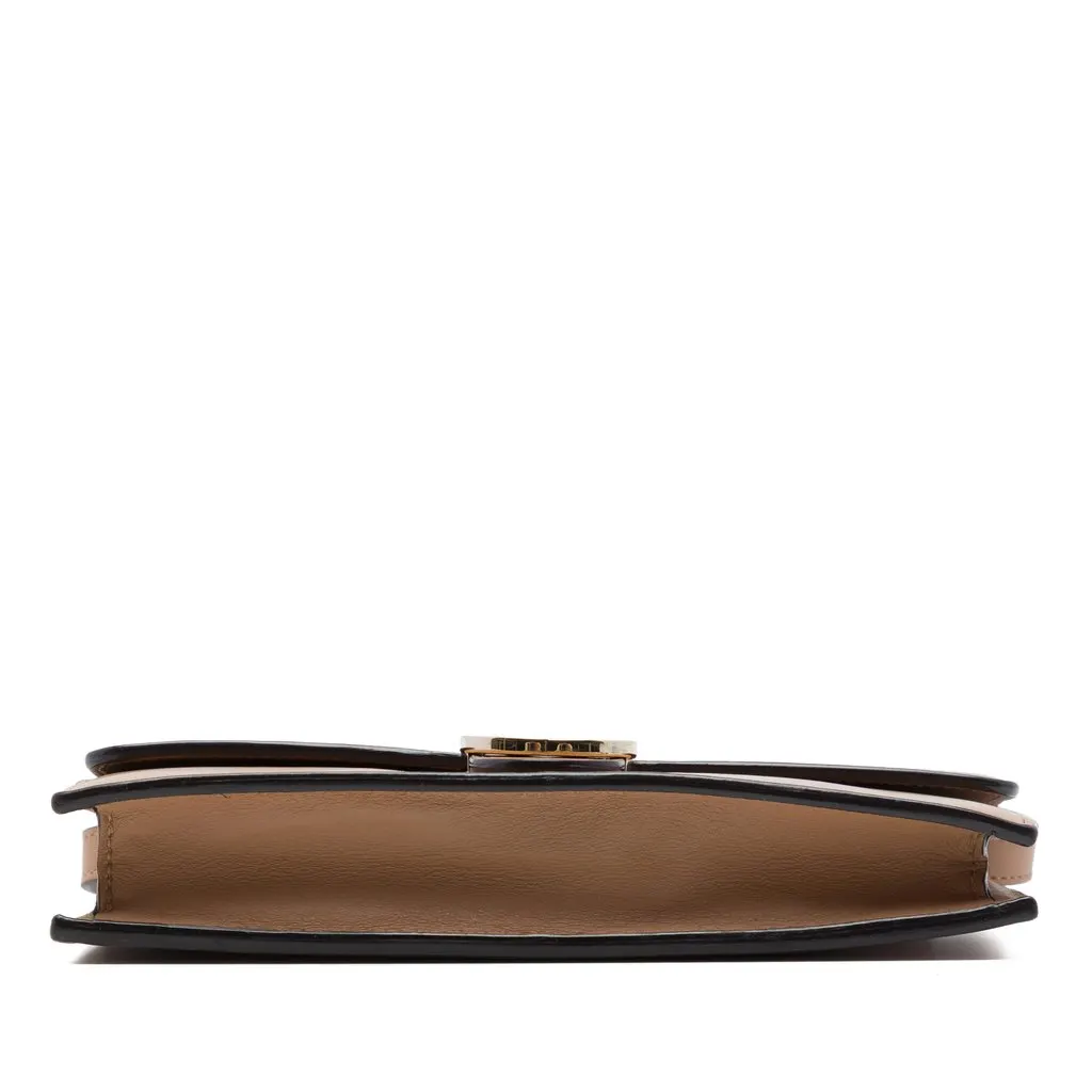 Gucci Calfskin Interlocking G Wallet on Chain Beige Leather Very good - Inside View