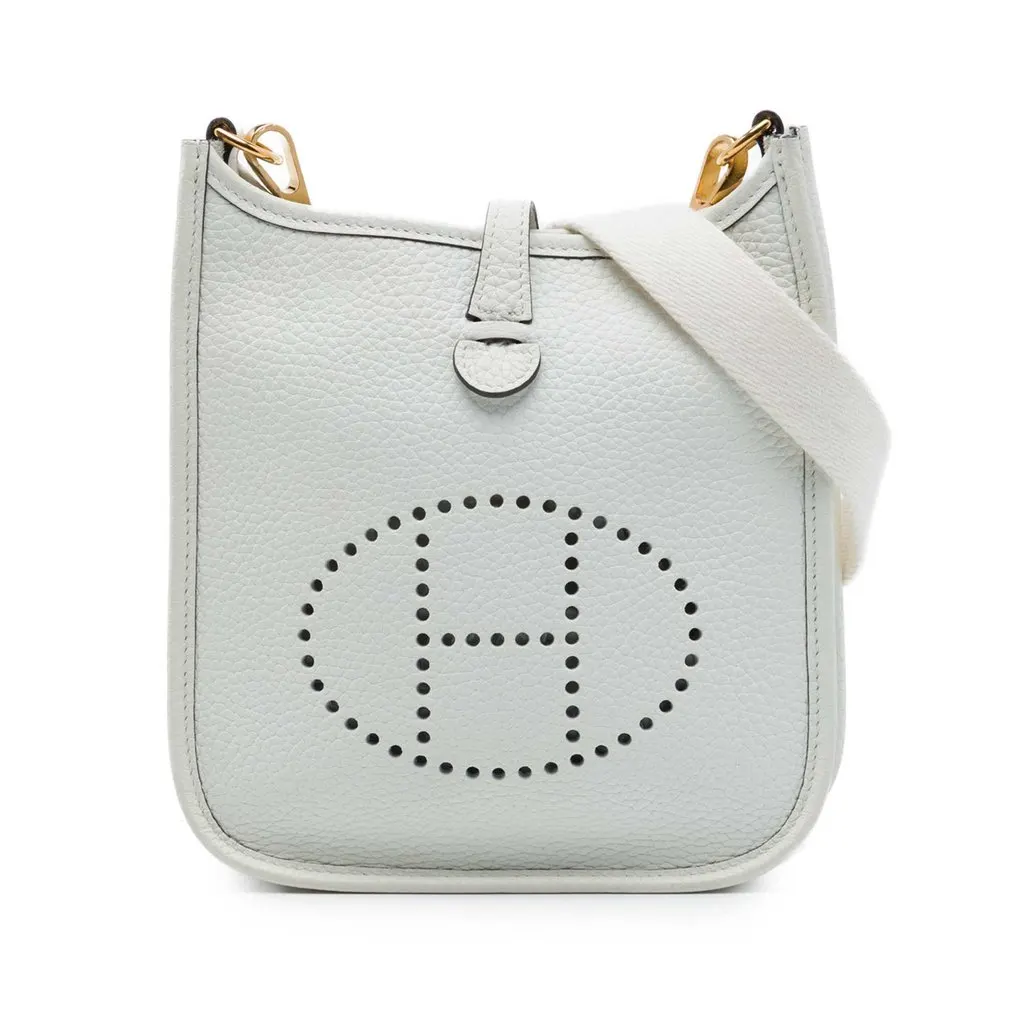 Hermès Clemence Evelyne I 16 Amazone Blue Leather Very good - Front View