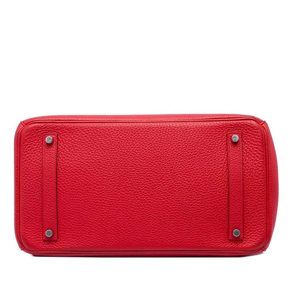 Hermès Togo Birkin Retourne 35 Red Leather Good - Inside View