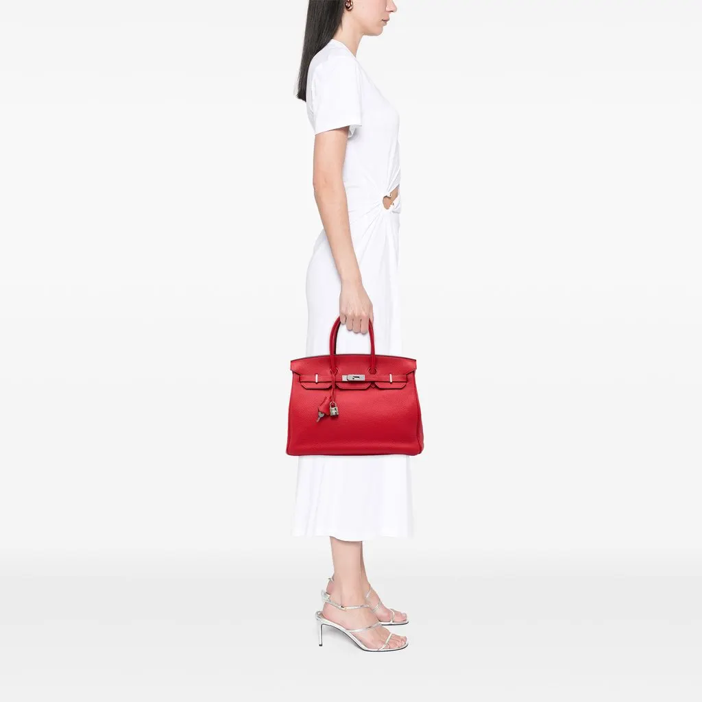Hermès Togo Birkin Retourne 35 Red Leather Good - Box View