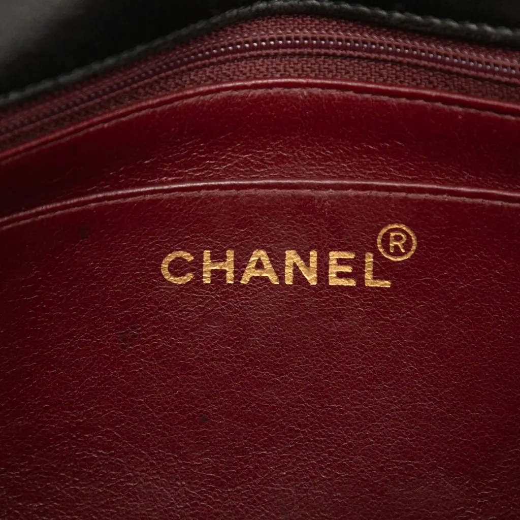 Chanel Small Lambskin Diana Flap Black Leather Good - Box View