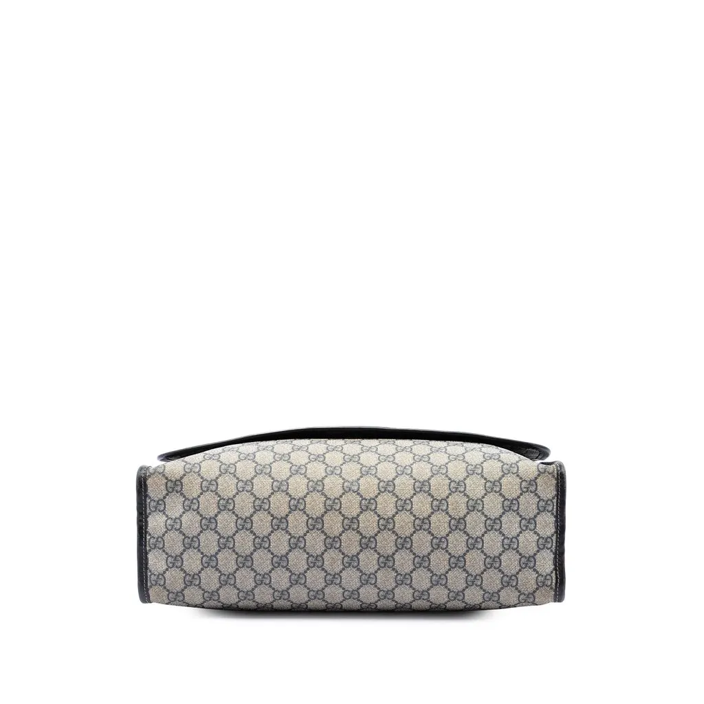 Gucci GG Supreme Web Messenger Bag Beige Canvas Very good - Inside View