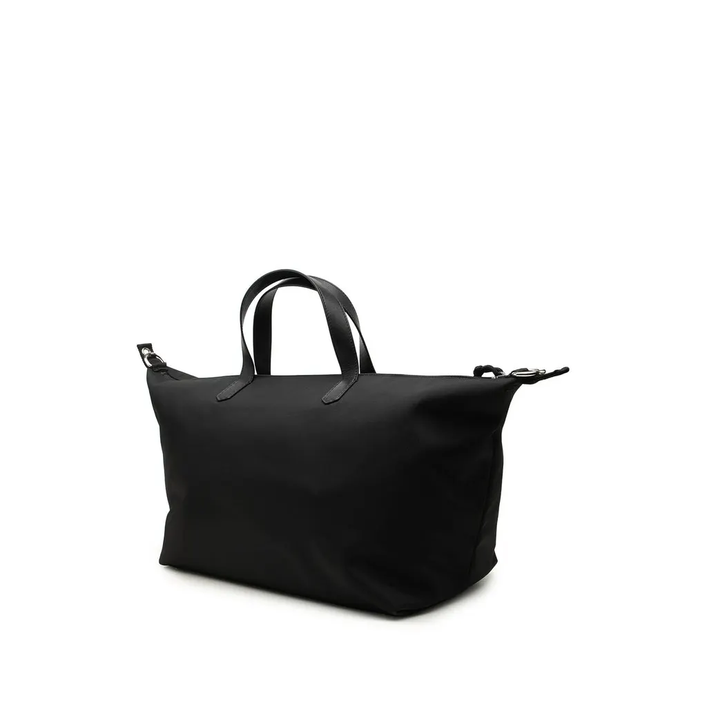 Valentino Nylon VLTN Travel Bag Black Polyamide Very good - Back View