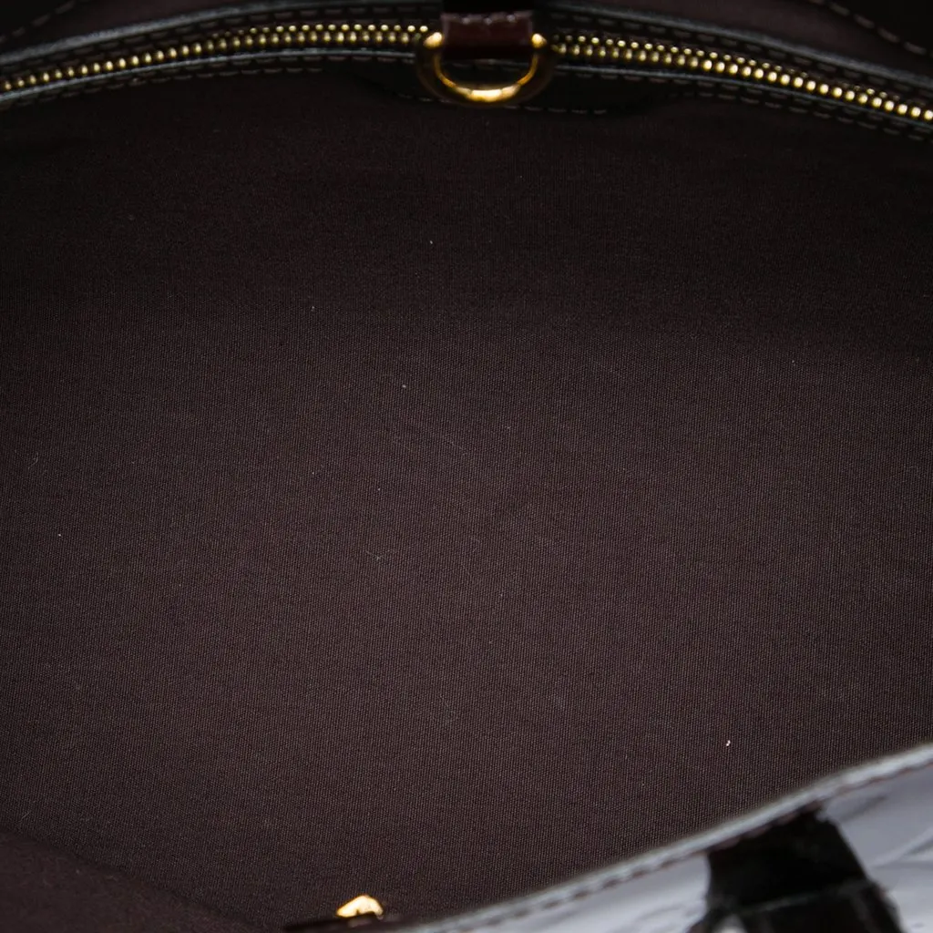 Louis Vuitton Monogram Vernis Wilshire PM Purple Leather Very good - Model View
