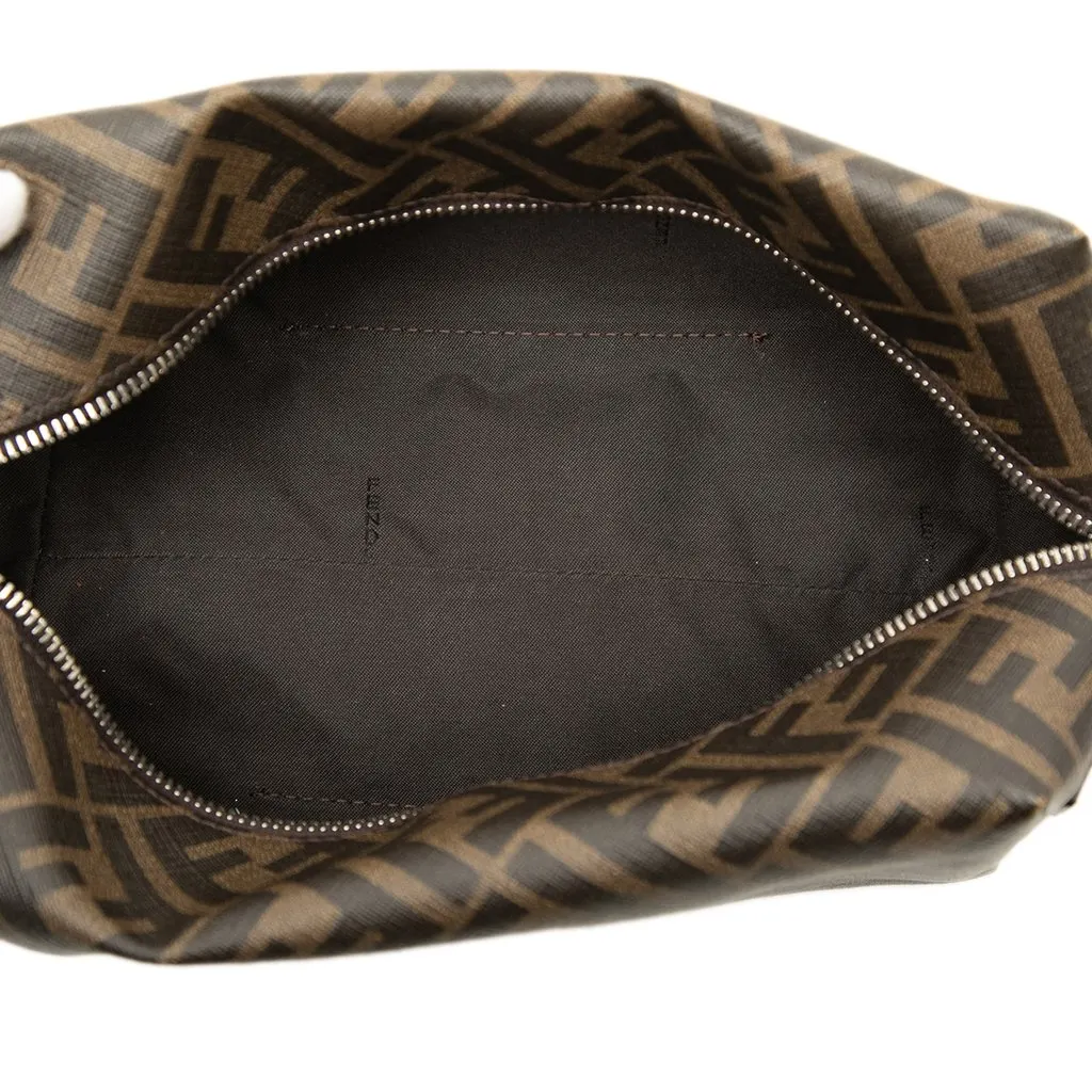 Fendi Zucca Canvas Toiletry Case Brown Canvas Very good - Model View