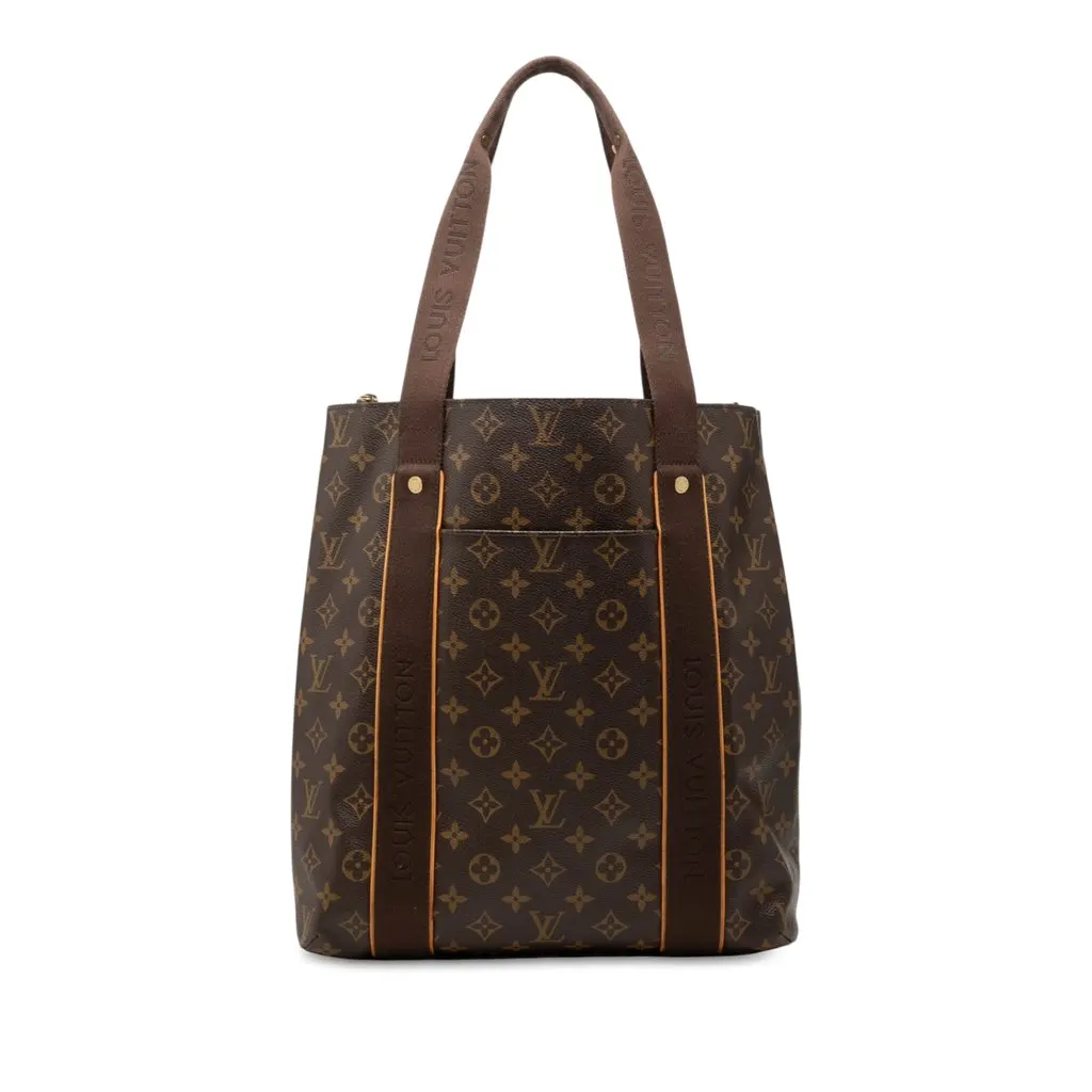 Louis Vuitton Monogram Cabas Beaubourg Brown Very good - Front View