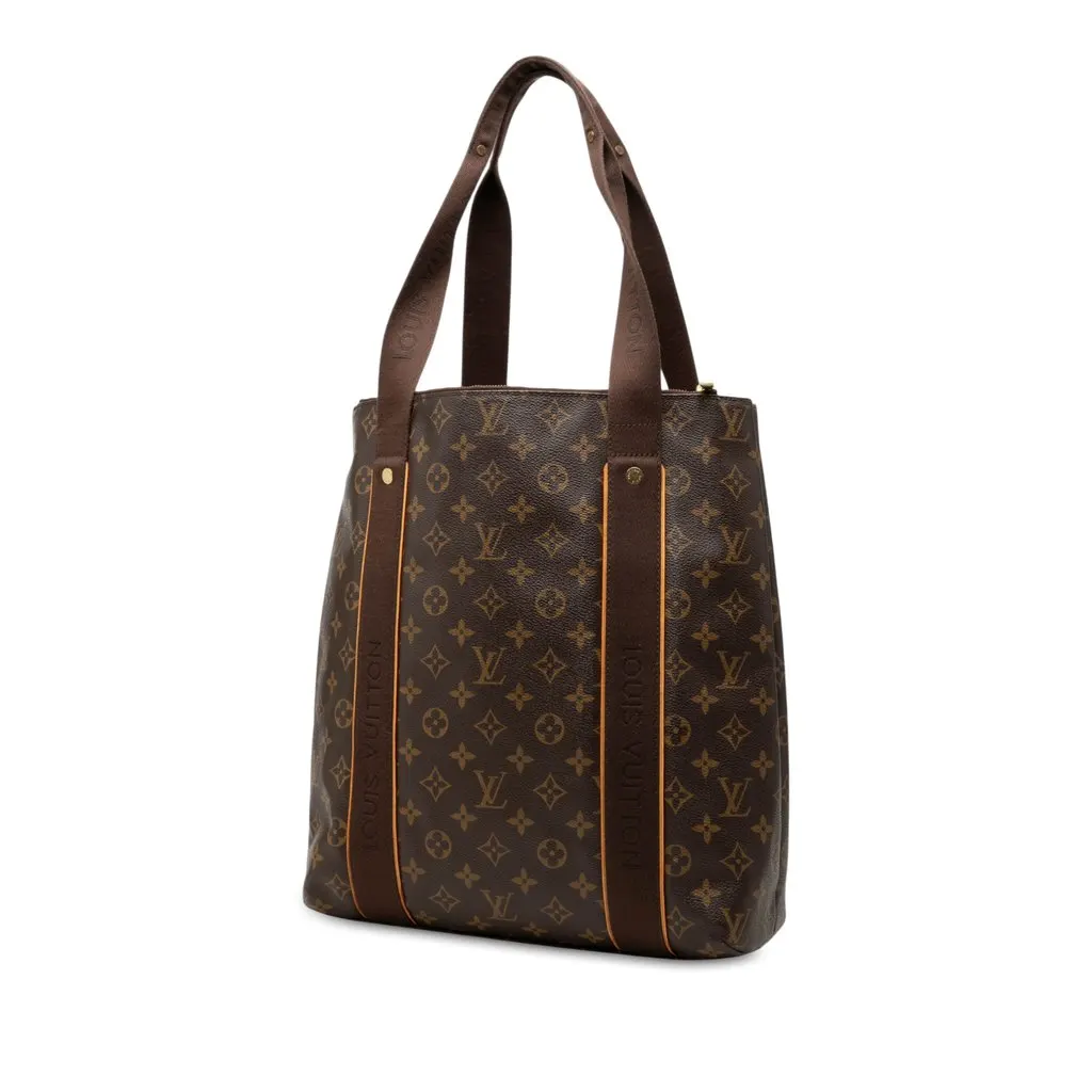 Louis Vuitton Monogram Cabas Beaubourg Brown Very good - Back View