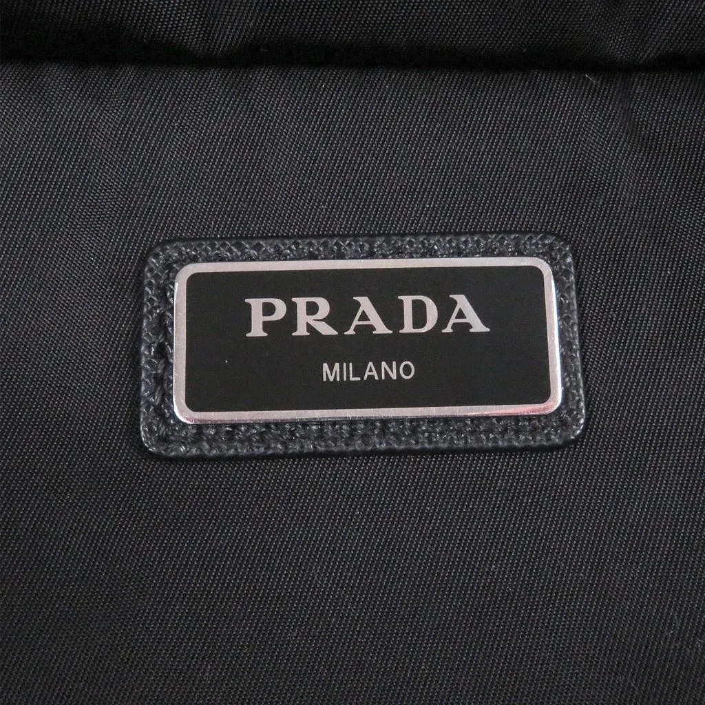 Prada Tessuto Belt Bag Black Very good - Box View