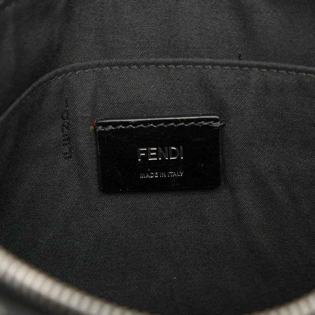 Fendi FF 1974 Nylon Camouflage Clutch Black Very good - Box View