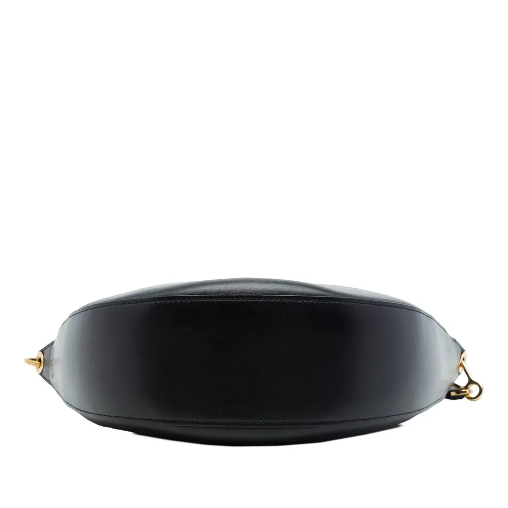 Loewe Small Leather Luna Hobo Black Leather Good - Inside View