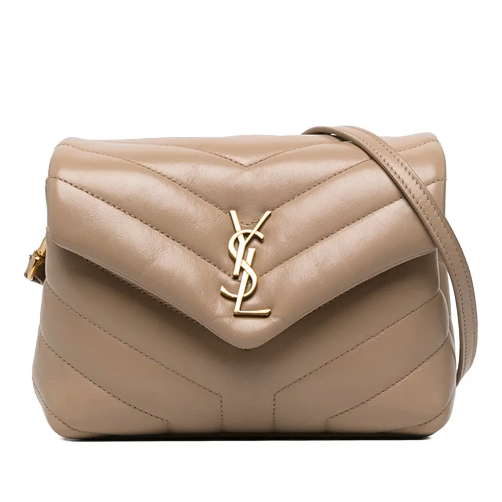 Saint Laurent Toy Matelasse Calfskin Monogram LouLou Crossbody