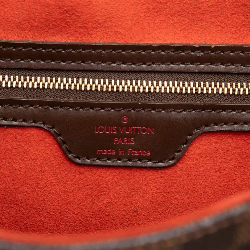 Louis Vuitton Damier Ebene Uzes Brown Very good - Box View