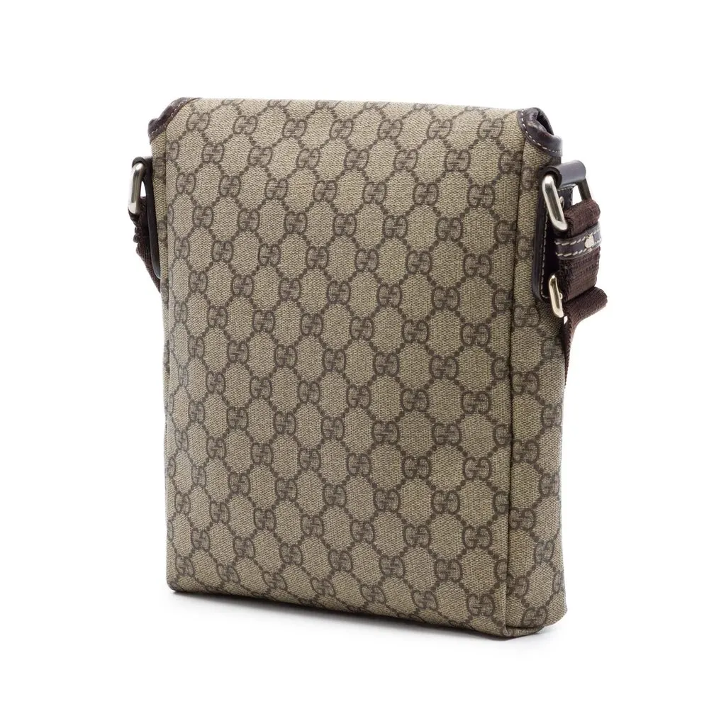 Gucci GG Supreme Crossbody Beige Very good - Back View
