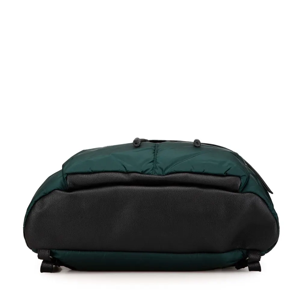 Balenciaga Nylon Motocross Classic Traveler Backpack Green Polyamide Good - Inside View