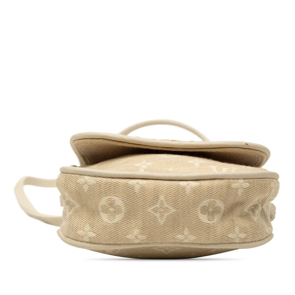 Louis Vuitton Monogram Mini Lin Pochette Cancun Beige Very good - Inside View