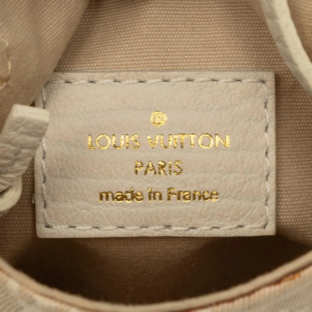 Louis Vuitton Monogram Mini Lin Pochette Cancun Beige Very good - Box View