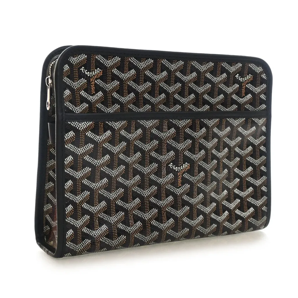 Goyard Goyardine Jouvence Toiletry Pouch MM Black Very good - Inside View