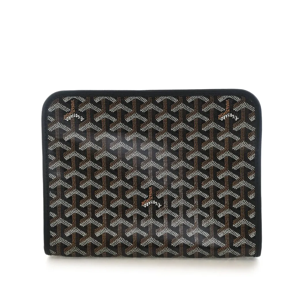 Goyard Goyardine Jouvence Toiletry Pouch MM Black Very good - Model View