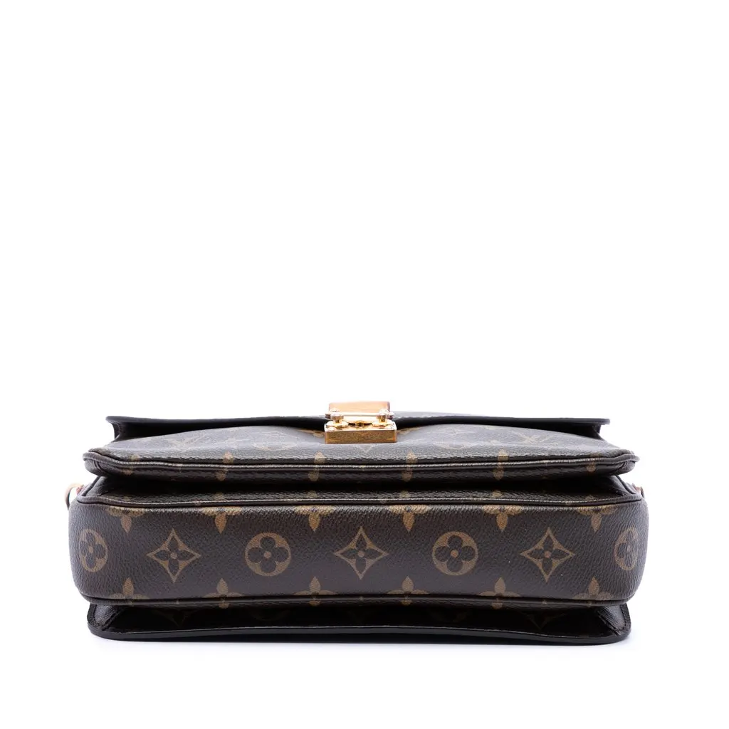 Louis Vuitton Monogram Pochette Metis Brown Very good - Inside View